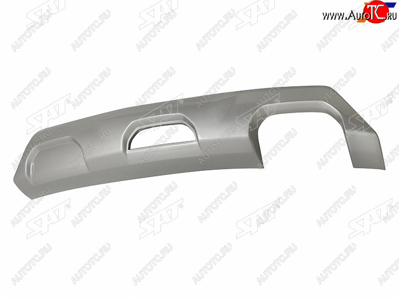 2 289 р. Накладка бампера Kia Rio X-Line 20-22 (Сзади) SAT ST-35-0057  с доставкой в г. Майкоп