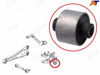 799 р. Сайлентблок Toyota Avensis (T270) 08-18  Corolla (E150) 06-13  Harrier (XU60) 17-20  RAV4 (XA30,X SAT ST-42305-42020-U  с доставкой в г. Майкоп. Увеличить фотографию 1