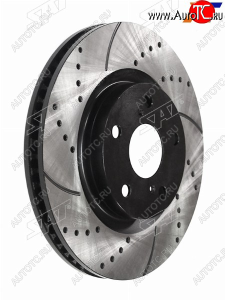 9 299 р. Диски тормозные передние перфорированный Ø296mm SAT Toyota RAV4 XA30 5 дв. удлиненный дорестайлинг (2003-2008)  с доставкой в г. Майкоп