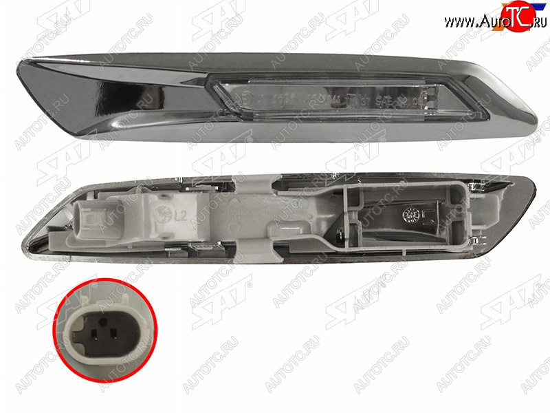 1 199 р. Поворот BMW 5-Series 09-13 (Слева) SAT ST-444-1415L-AQ  с доставкой в г. Майкоп