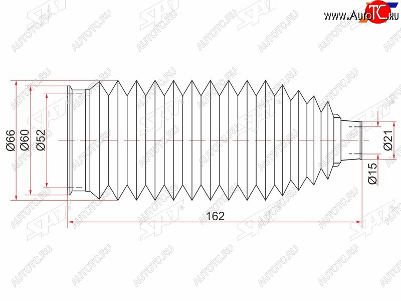 349 р. Пыльник рулевой рейки TOYOTA HARRIER 03-JUKE 10 -LEXUS RX300330350 03-06KLUGER 03-07 LH=RH SAT ST-45535-48020  с доставкой в г. Майкоп