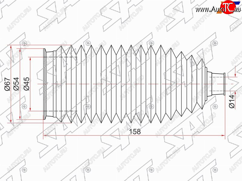 295 р. Пыльник рулевой рейки TOYOTA MARK2CHASERCRESTA 92- LH=RHARISTO 91-97 LH SAT ST-45535-30010  с доставкой в г. Майкоп