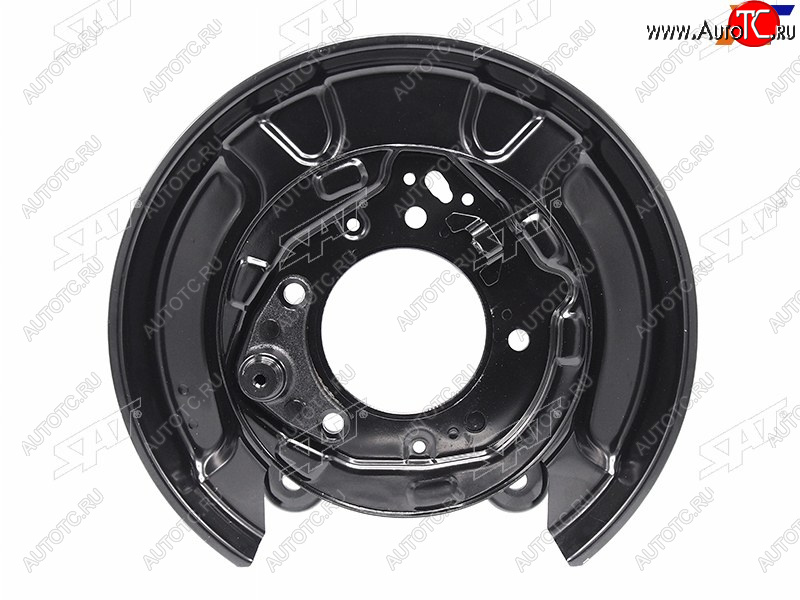 4 649 р. Щиток тормозного диска зад TOYOTA LAND CRUISER PRADO 120150 правый SAT ST-46503-60131  с доставкой в г. Майкоп