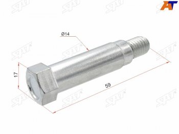95 р. Направляющая RR суппорта TOYOTA CAMRY ACV30,SXV20,Vista SV5#, Caldina 24# SAT ST-47715-32020  с доставкой в г. Майкоп. Увеличить фотографию 1