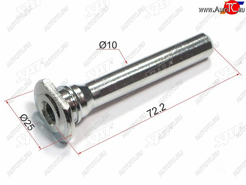 104 р. Направляющая суппорта FR TOYOTA HARRIER MCU1#, NADIA  SXN1#, CAMRY SXV25 (№2) SAT ST-47715-48020  с доставкой в г. Майкоп
