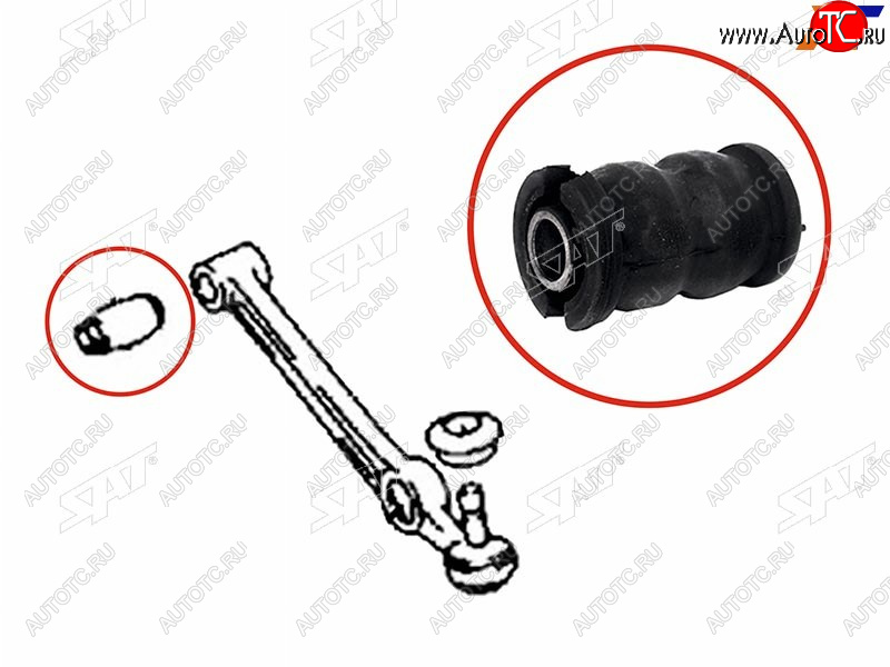 256 р. Сайлентблок Toyota Camry (XV30,XV40,XV50) 01-21  Harrier (XU30) 03-13  Daihatsu Atrai 99-05  Siri SAT ST-48069-97401B  с доставкой в г. Майкоп