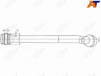 1 849 р. Рычаг FR нижний TOYOTA DUETDAIHATSU STORIAYRV 98- LH SAT ST-48069-97401  с доставкой в г. Майкоп. Увеличить фотографию 1