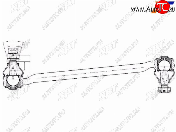 1 899 р. Тяга рулевая NISSAN ATLASCONDOR (F23) 92-07 RH SAT ST-48510-2T025  с доставкой в г. Майкоп