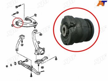 329 р. Сайлентблок Toyota Crown 95-07  Mark II (X90,X100,X110) 92-04  Lexus IS 98-05  Toyota Altezza 98- SAT ST-48632-30100  с доставкой в г. Майкоп. Увеличить фотографию 1