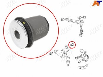 459 р. Сайлентблок Toyota Hilux Pick Up 04-20  Land Cruiser Prado (J120) 02-09  Noah 01-07  Voxy 01-07 SAT ST-48655-0K010  с доставкой в г. Майкоп. Увеличить фотографию 1