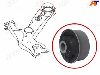 579 р. Сайлентблок Chery Tiggo T11 05-16  Mitsubishi ASX 10-20  Lancer 02-17  Outlander 02-22  Toyota A SAT ST-48655-02080  с доставкой в г. Майкоп. Увеличить фотографию 1