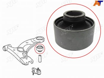379 р. Сайлентблок Toyota Gaia 98-04  Ipsum (SXM10) 96-01  Nadia 98-03 (Снизу Перед) SAT ST-48655-44010  с доставкой в г. Майкоп. Увеличить фотографию 1