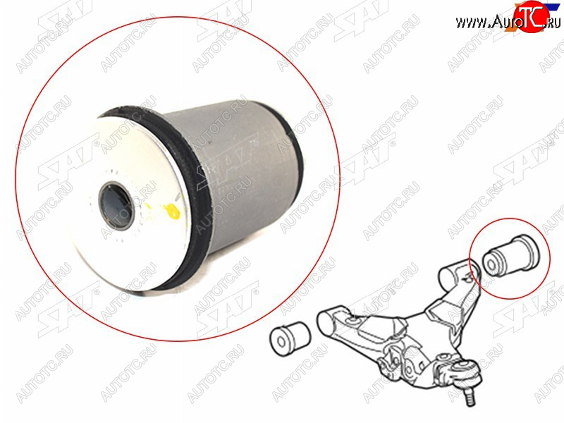 1 359 р. Сайлентблок Toyota Land Cruiser (J200) 07-21  Lexus LX 07-23  Toyota Sequoia 07-17  Tundra 06-22 SAT ST-48655-60040  с доставкой в г. Майкоп