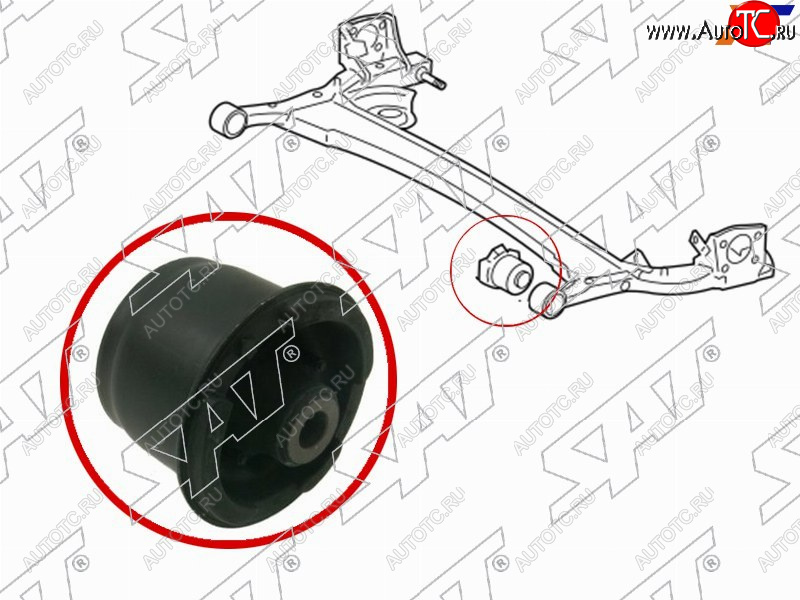 849 р. Сайлентблок Toyota Corolla (E180) 12-19  Corolla Fielder (E160) 12-  Prius (ZVW30,ZVW50) 09-23  R SAT ST-48725-52060  с доставкой в г. Майкоп