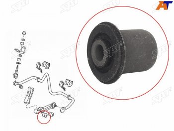 599 р. Сайлентблок Toyota Land Cruiser (J200) 07-21 (Слева) SAT ST-48849-60090  с доставкой в г. Майкоп. Увеличить фотографию 1
