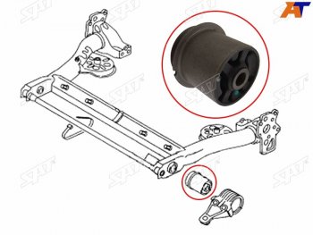 1 699 р. Сайлентблок Audi A6 97-05  Volkswagen Passat 96-05  Audi S6 99-04  Skoda Superb 02-08 (Справа=Сле SAT ST-4B0501521E  с доставкой в г. Майкоп. Увеличить фотографию 1
