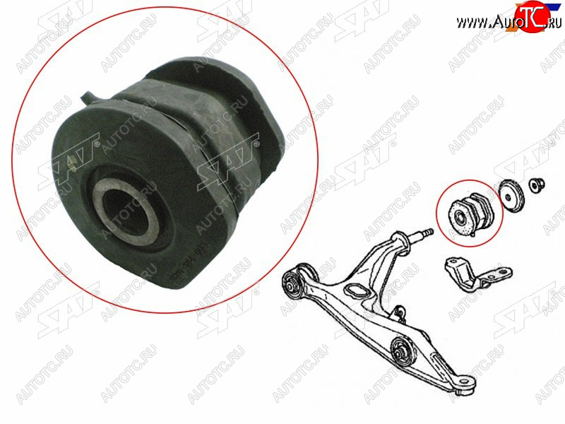 439 р. Сайлентблок Honda Civic 95-00  Civic Ferio 95-00  CR-V 95-01  Stepwgn 96-05 (Перед) SAT ST-51391-S04-005  с доставкой в г. Майкоп