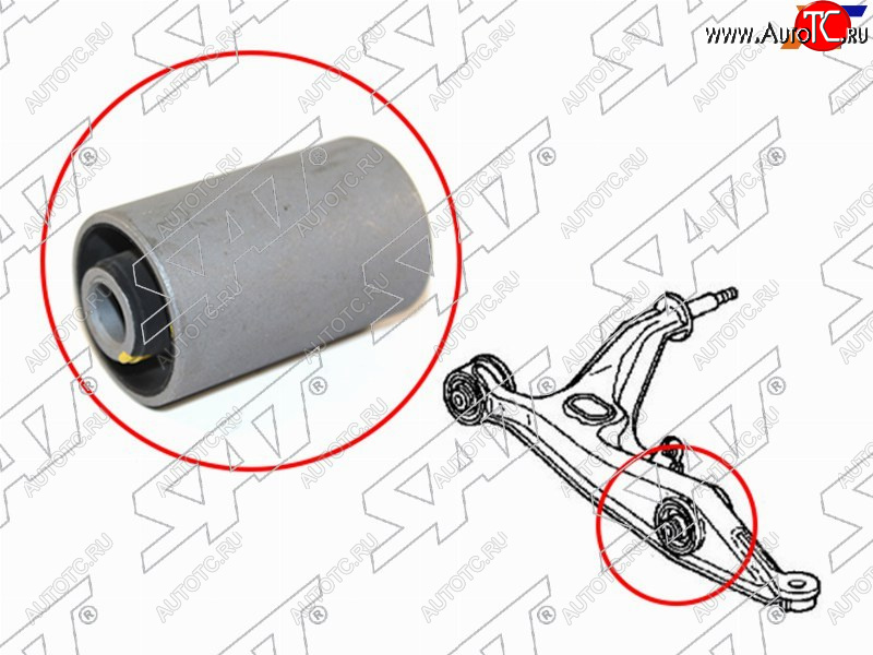 359 р. Сайлентблок Honda Civic 95-00  Civic Ferio 95-00  CR-V 95-01  Domani 97-00 (Перед) SAT ST-51810-S04-G00  с доставкой в г. Майкоп