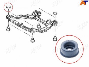 231 р. Сайлентблок Toyota Harrier (XU30) 03-13  Lexus RX 03-15  Toyota Highlander 00-07  Kluger V 00-07 SAT ST-52213-28020  с доставкой в г. Майкоп. Увеличить фотографию 1