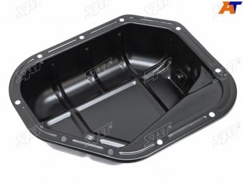 1 499 р. Поддон масляный HYUNDAI SANTA FE 00-06 TUCSON 04-09 KIA SPORTAGE 06-10 SAT ST-528-0005  с доставкой в г. Майкоп. Увеличить фотографию 1