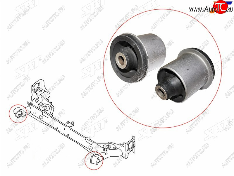 969 р. Сайлентблок Nissan Juke 10-20  Leaf 09-17 SAT ST-55501-1KK0A  с доставкой в г. Майкоп