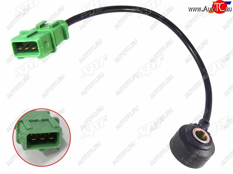 599 р. Датчик детонации CITROEN C5C6 05-C8 02-PEUGEOT306406407 04-807 02-Renault Clio IILaguna 01- SAT ST-5946.22  с доставкой в г. Майкоп