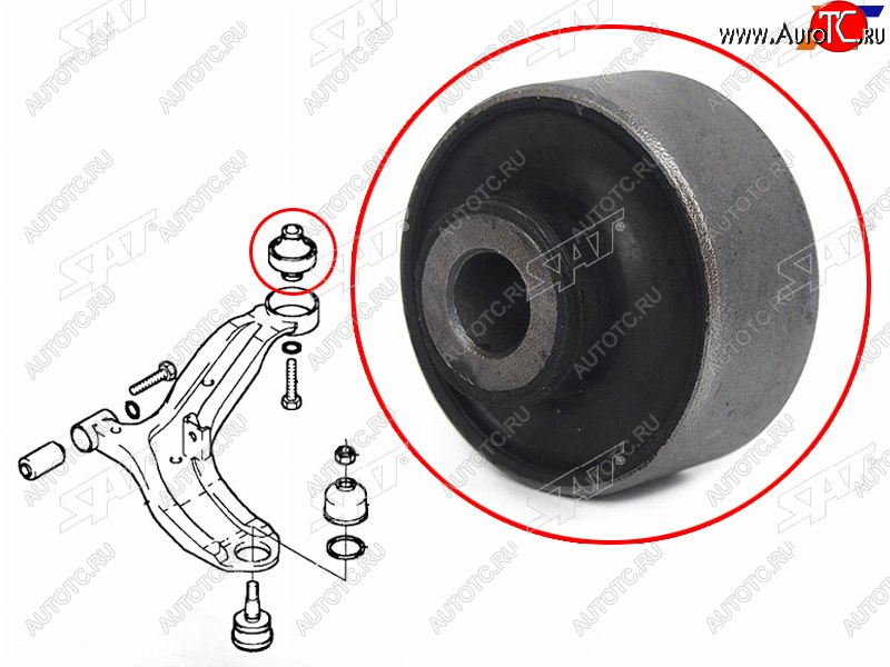 369 р. Сайлентблок Suzuki SX4 06-16  Splash 08-15  Swift 03-10 SAT ST-71742732-BR  с доставкой в г. Майкоп