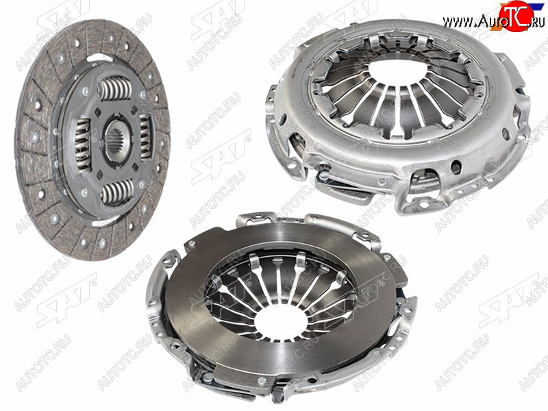 7 849 р. Комплект сцепления RENAULT DUSTER 1.6 10-MEGANE 1.6 08-CLIO 1.6 08- SAT ST-7701477462  с доставкой в г. Майкоп