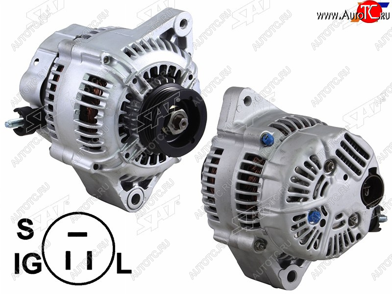 6 349 р. Генератор TOYOTA SOARERSUPRA 3.0 87-93MARK II 2.0 87-97 1GFE7MGTE 12V 80A                         SAT ST-85-0100  с доставкой в г. Майкоп