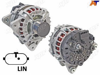 16 599 р. Генератор RENAULT KAPTUR 1.6 14V 150A 16- H4MMEGANE 1.2 16- H5F408NISSAN QASHQAI 1.2 13- HR12DDTX SAT ST-85-0013  с доставкой в г. Майкоп. Увеличить фотографию 2