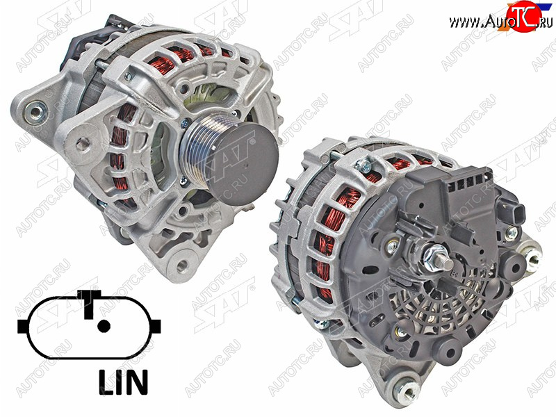 16 599 р. Генератор RENAULT KAPTUR 1.6 14V 150A 16- H4MMEGANE 1.2 16- H5F408NISSAN QASHQAI 1.2 13- HR12DDTX SAT ST-85-0013  с доставкой в г. Майкоп