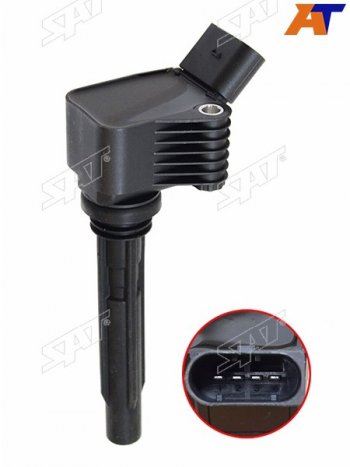 1 569 р. Катушка зажигания AUDI A1A3A4A5A6A7Q3Q5Q7TTSKODA OCTAVIA IIISUPERB IIIVOLKSWAGEN GOLF VI SAT ST-86-0029  с доставкой в г. Майкоп. Увеличить фотографию 1