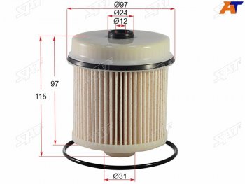 Фильтр топливный ISUZU FORWARD 4HK6HKELF NHRNKRNPRNQR 4HK4JJ1NISSAN ATLAS 4JJ1 07-13          SAT ST-8-98203-599-0