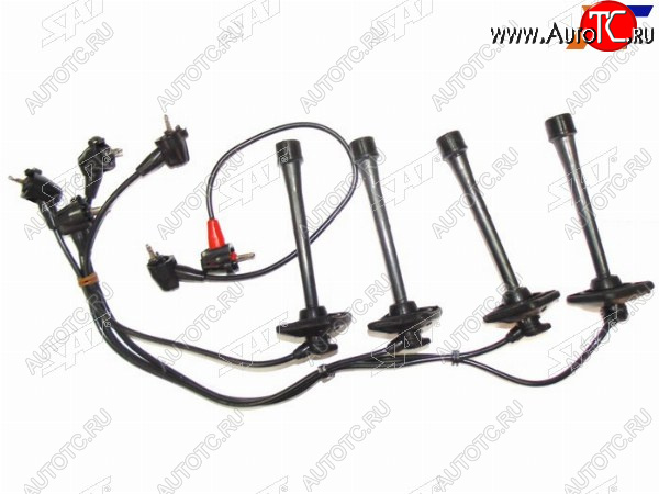 2 149 р. Провода высоковольтные TOYOTA RAV4 94-96 3S-FE (квадрат. резин.) SAT ST-90919-21585  с доставкой в г. Майкоп