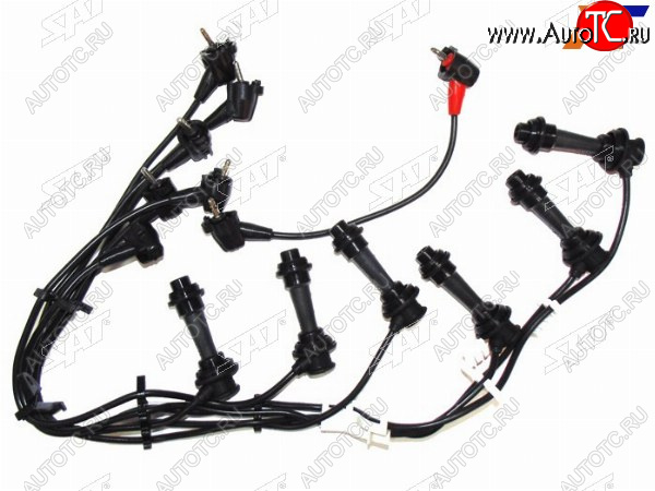 2 199 р. Провода высоковольтные TOYOTA MARK2CHASER 92-96 1-2JZGE (кругл. резин.) SAT ST-90919-21561  с доставкой в г. Майкоп
