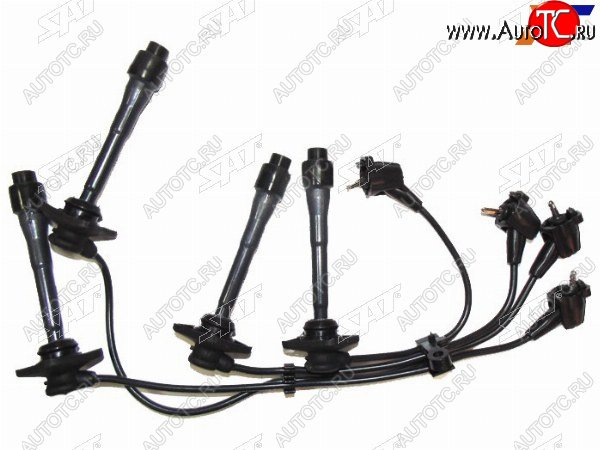 1 699 р. Провода высоковольтные TOYOTA CALDINA #T19# 92-02RAUM EXZ1015  97-03 45E-FE (квадрат. резин.) SAT ST-90919-22395  с доставкой в г. Майкоп