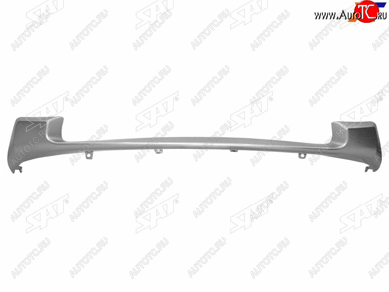 2 599 р. Накладка бампера Mitsubishi Outlander 14-15 (Спереди) SAT ST-93-0018  с доставкой в г. Майкоп