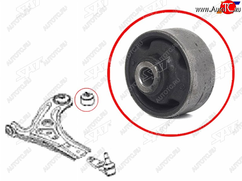 349 р. Сайлентблок Chevrolet Aveo 02-11  Kalos 03-08  Daewoo Kalos 02-08  Ravon Nexia R3 16-20 SAT ST-96535088  с доставкой в г. Майкоп