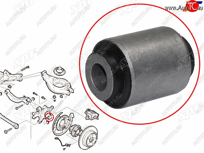 539 р. Сайлентблок Chevrolet Captiva 06-15  Opel Antara 06-15  Daewoo Winstorm 06-10 SAT ST-96626434-B2  с доставкой в г. Майкоп