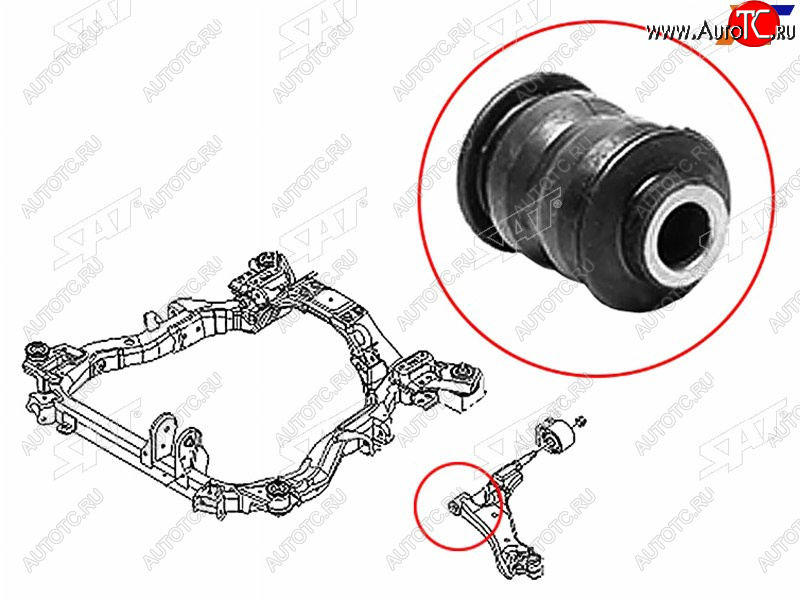 339 р. Сайлентблок Chevrolet Captiva 06-15  Opel Antara 06-15  Daewoo Winstorm 06-10 SAT ST-96819162-BF  с доставкой в г. Майкоп