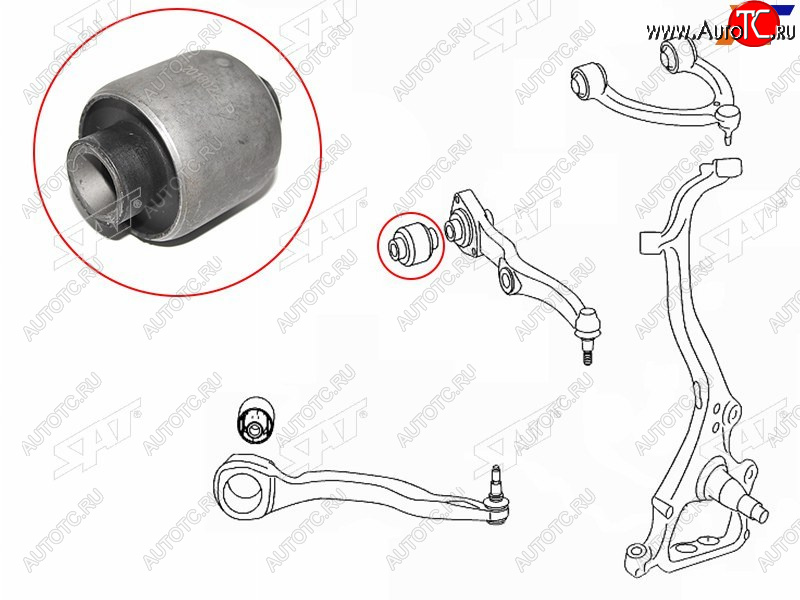 549 р. Сайлентблок Mercedes-Benz S-Class 05-13  CL-Class 06-14 SAT ST-A2213330714  с доставкой в г. Майкоп