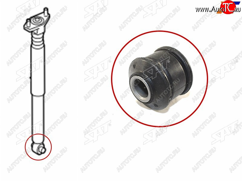 369 р. Сайлентблок Ford Focus 04-11  Mazda 3 08-13  Ford C-MAX 03-07  Mazda 3 MPS 09-13  Axela 09-13 SAT ST-BBM2-28-910D  с доставкой в г. Майкоп