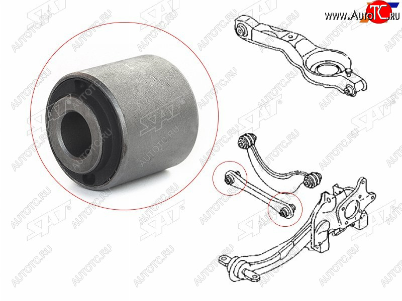 225 р. Сайлентблок заднего нижнего поперечного рычага MAZDA 3  MAZDA 5PREMACY 05-  FORD C-MAX 03-10  FO SAT ST-BP4K-28-500D  с доставкой в г. Майкоп