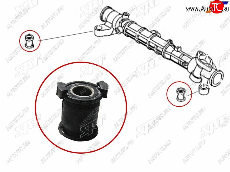 228 р. Втулка рулевой рейки Mazda 3 03-13  3 MPS 06-13  5 04-15  Axela 03-13 SAT ST-BP4L-32-123B  с доставкой в г. Майкоп