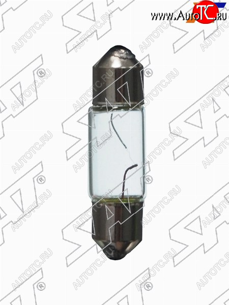 23 р. Лампа дополнительного освещения 9x28 мм 12V C5W SAT ST-C5W-12V  с доставкой в г. Майкоп
