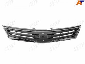 Решетка радиатора SAT Nissan Tiida 1 седан C11 рестайлинг (2010-2014) (молдинг хром)