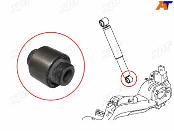 579 р. Сайлентблок Nissan Qashqai 06-13  X-Trail 07-15  Qashqai+2 08-14  Renault Koleos 08-16 SAT ST-E6210-JG01A-B2  с доставкой в г. Майкоп. Увеличить фотографию 1
