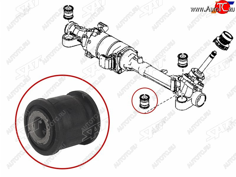 205 р. Втулка рулевой рейки Mazda 6 07-12  Atenza 07-12 SAT ST-G33S-32-123B  с доставкой в г. Майкоп