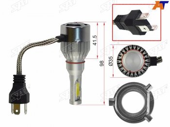 1 759 р. Комплект светодиодных ламп LED H4 36W3600LM SAT ST-H4-LED  с доставкой в г. Майкоп. Увеличить фотографию 1