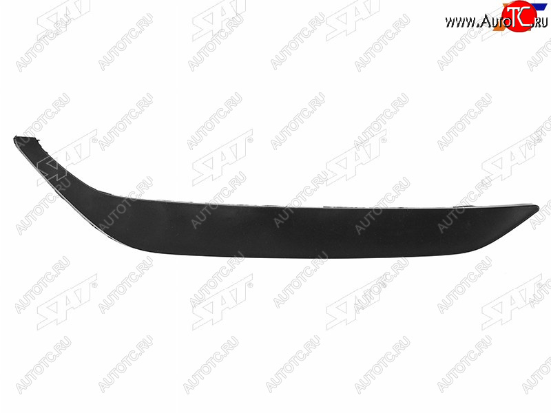 369 р. Правый молдинг переднего бампера SAT Hyundai Tucson TL дорестайлинг (2015-2018) (Черный)  с доставкой в г. Майкоп